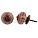 Orange Black Striped Knobs